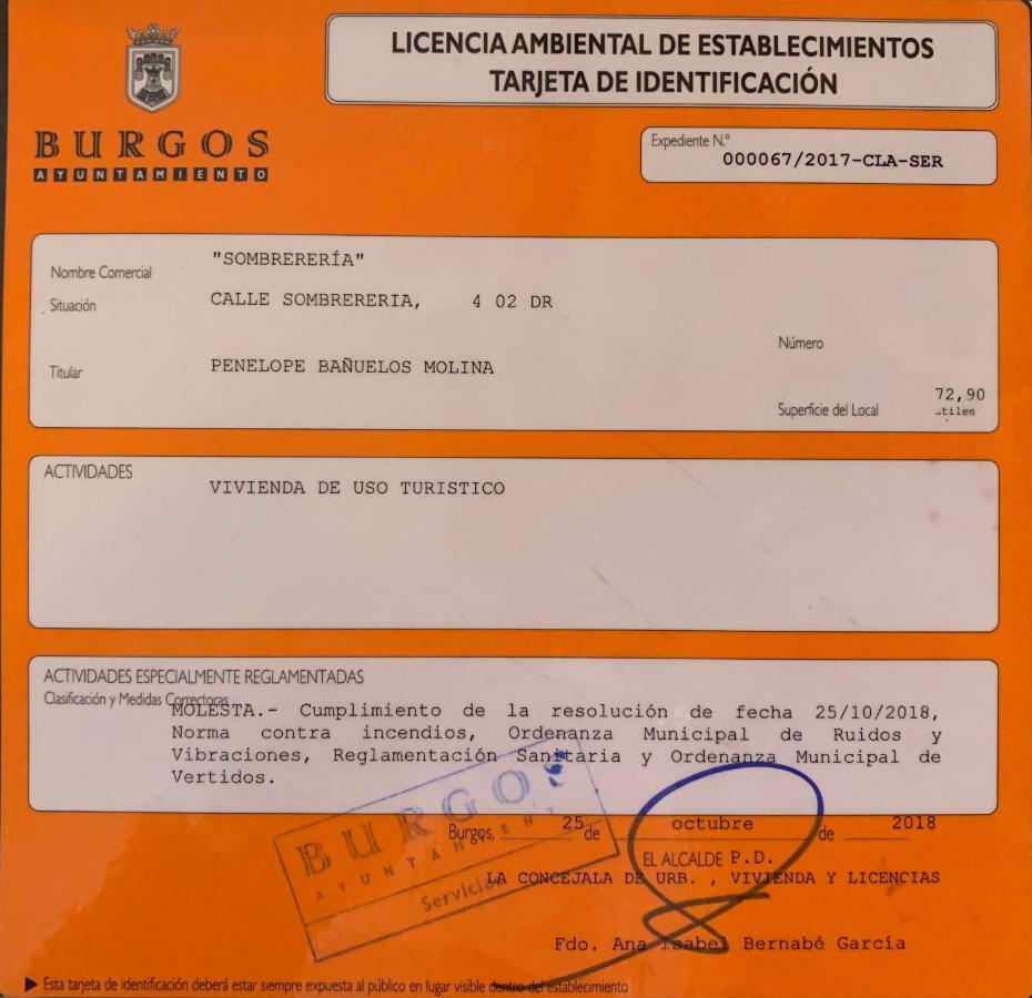 Apartamento SoMbrereria RiMboMbin Burgos Exterior foto